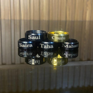 Custom Name Rings