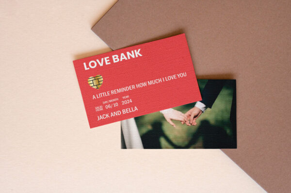 Love Bank Wallet Card