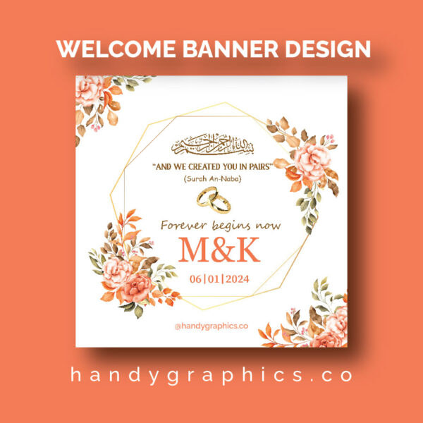 Welcome Board Banner