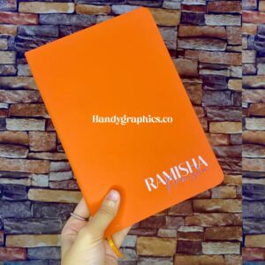 Leather Orange Diary