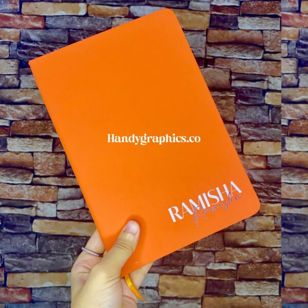 Leather Orange Diary