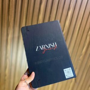 Black-Red Leather Diary