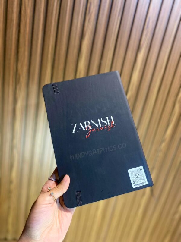 Black-Red Leather Diary - Image 2