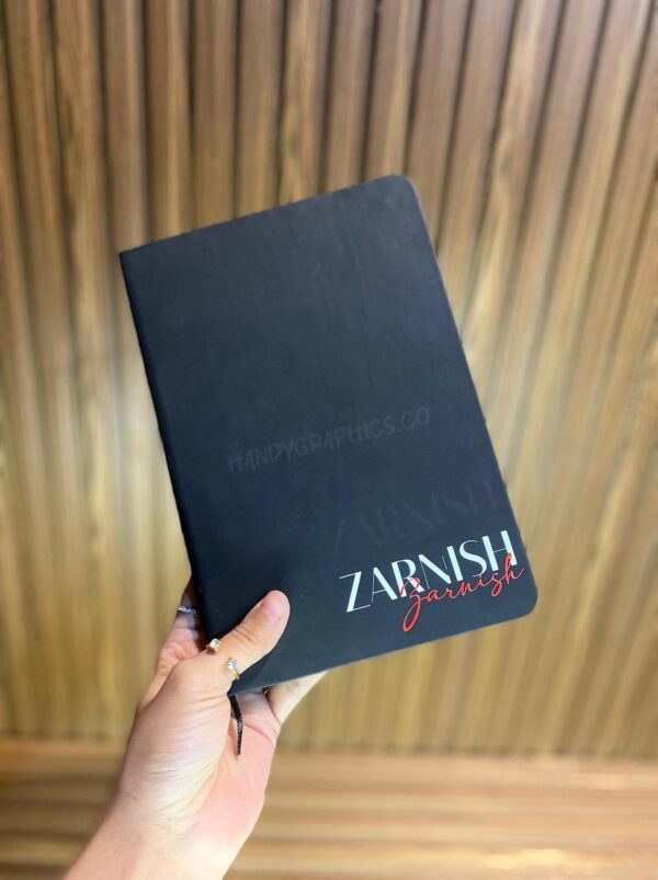 Black-Red Leather Diary - Image 3